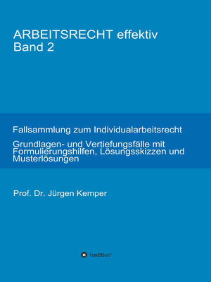 cover image of ARBEITSRECHT effektiv Band 2